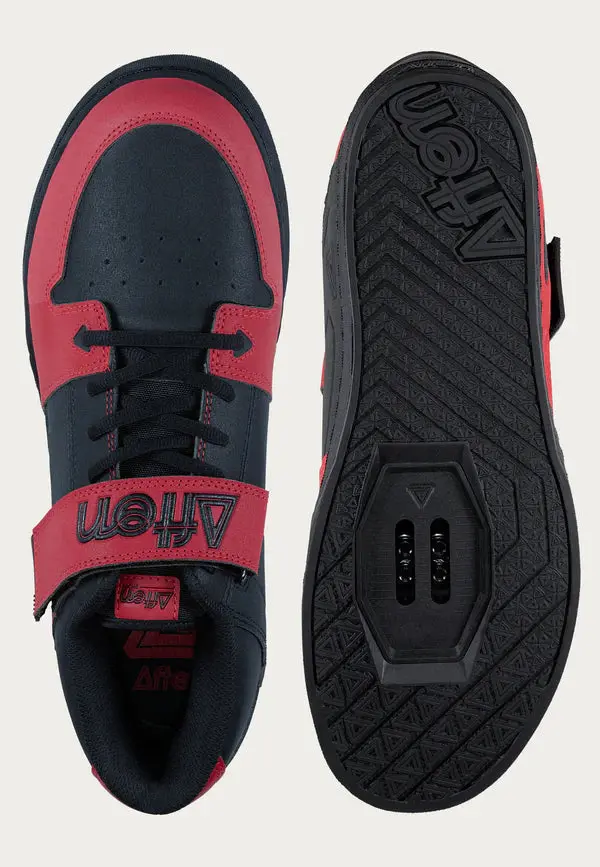 Afton Vectal Clipless Mtb Shoe - Black-Red 3