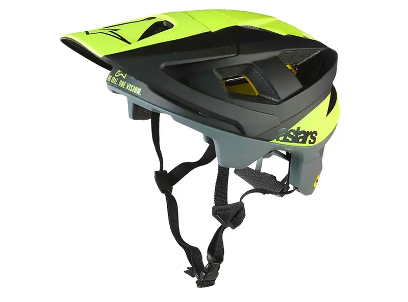 Alpinestars Vector Tech Polar Mtb Helmet - Black-Yellow 2