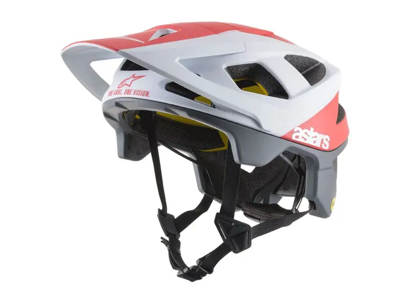 Alpinestars Vector Tech Polar Mtb Helmet - White-Red Matt 1