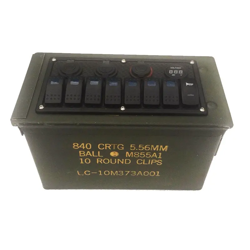 Ammo Can Center Console Control Panel (C) No Cup Holders - For The Humvee M998 Hmmwv 1