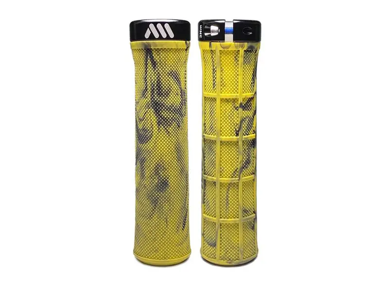 Ams Berm Lock-On Grip - Yellow Camo 1