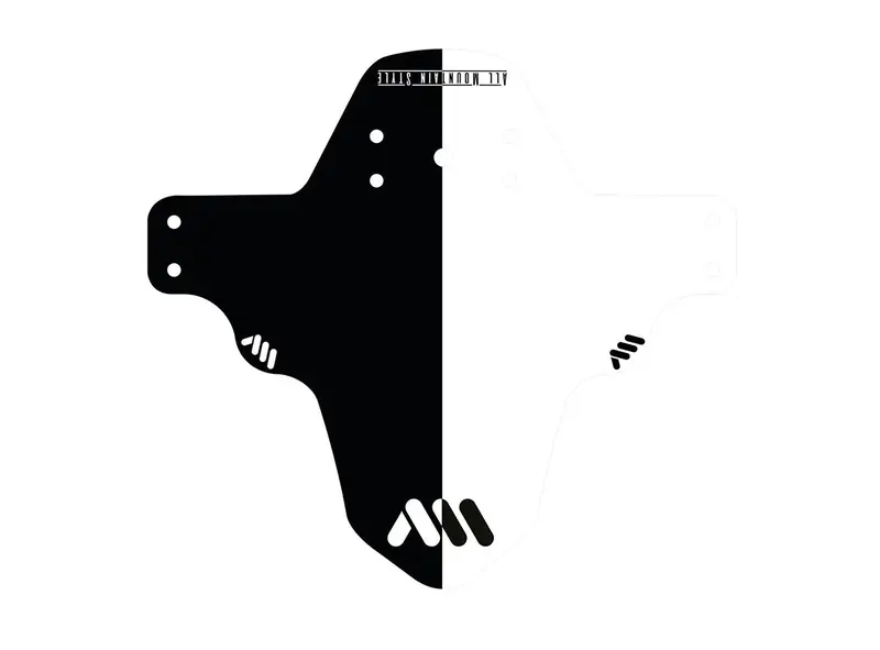 Ams Mud Guard - Black-White 1