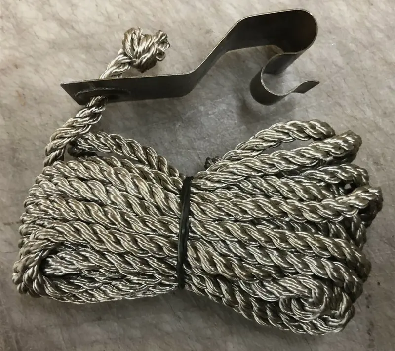 Antenna Tie Down Kit # 86-C-1053 (Rope + “S" Clip) For Humvee, Etc 2