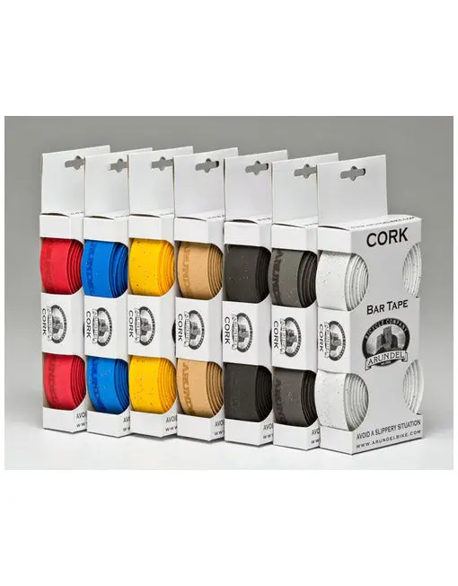 Arundel Cork Ribbon Bar Tape - Yellow 2