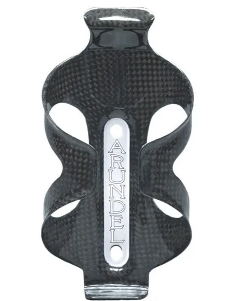 Arundel Dave-O 3K Bottle Cage - Gloss-Silver Decal 1
