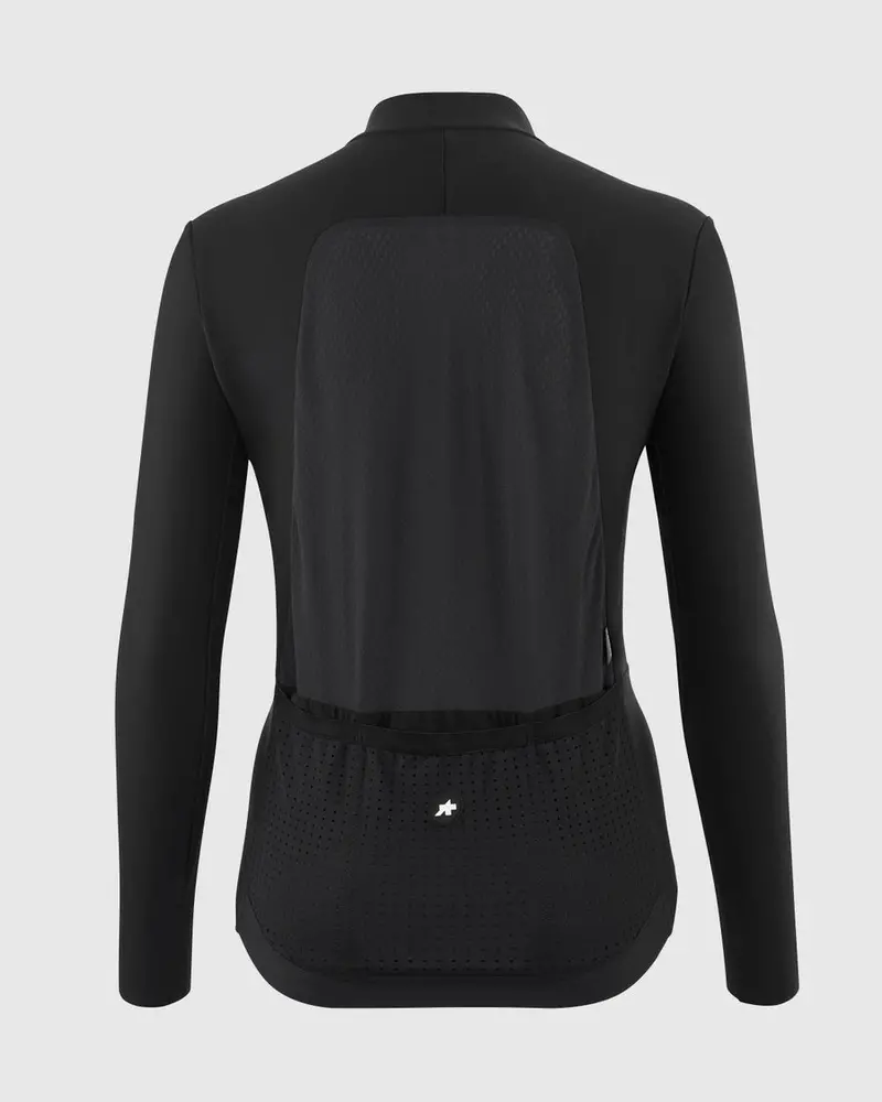 Assos Dyora R Spring Fall Long Sleeve Jersey S11 - Womens - Black 3