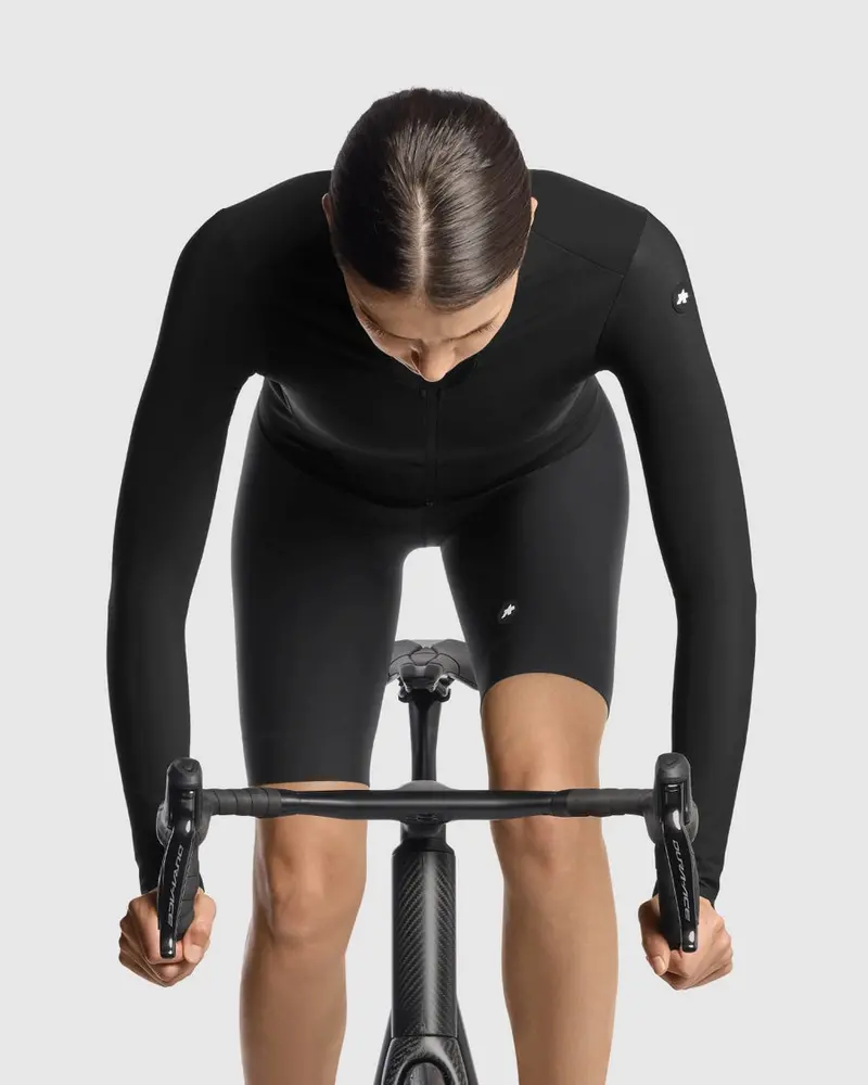 Assos Dyora R Spring Fall Long Sleeve Jersey S11 - Womens - Black 5