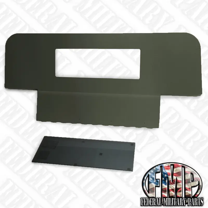 Basic Rear Curtain - "Iron Curtain" - Replace Your Canvas With Steel Fits Humvee M998 Hmmwv 11