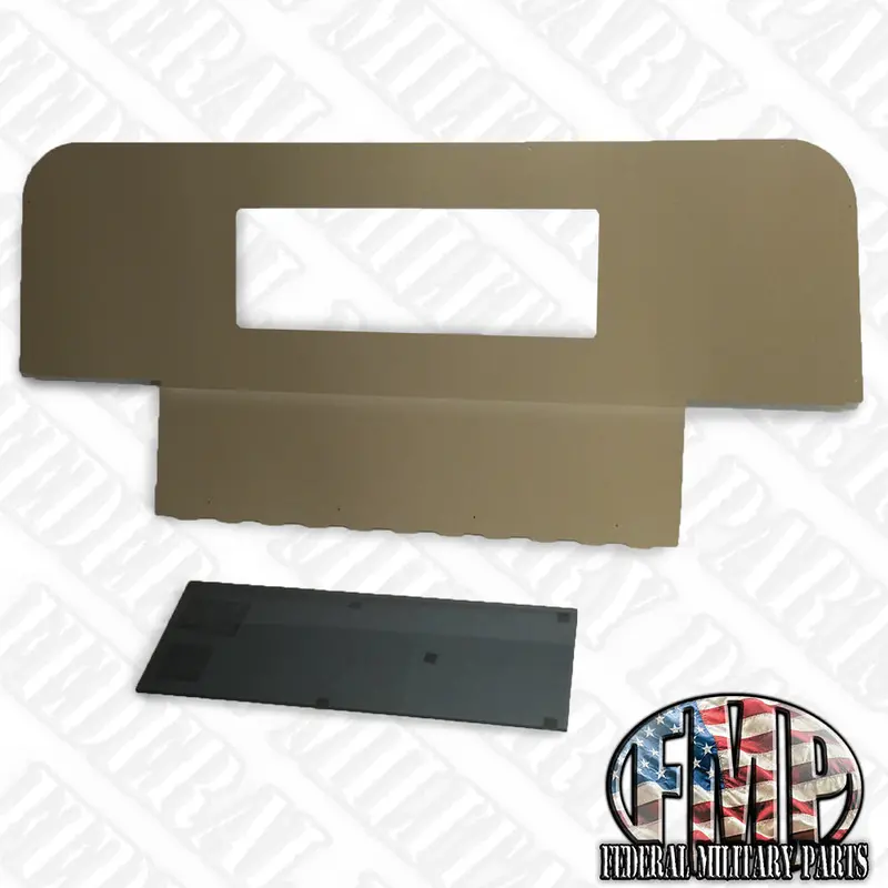 Basic Rear Curtain - "Iron Curtain" - Replace Your Canvas With Steel Fits Humvee M998 Hmmwv 12