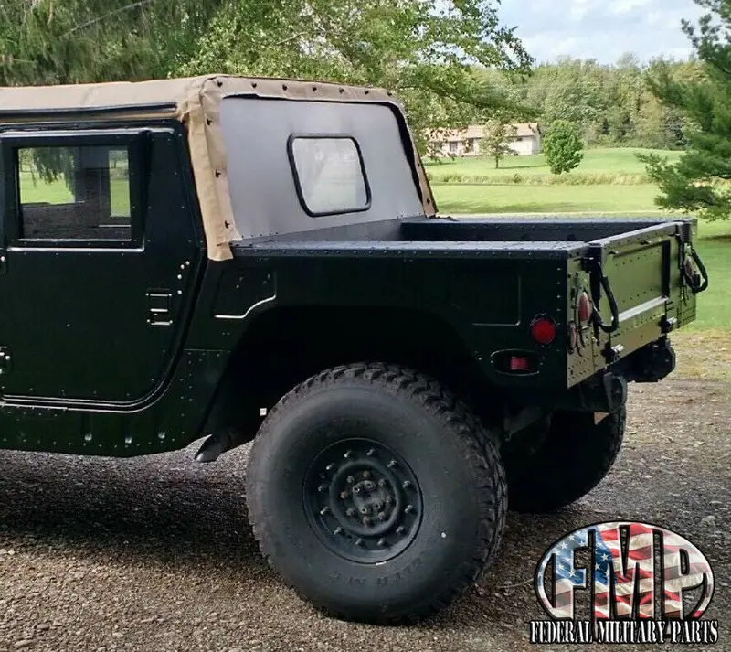Basic Rear Curtain - "Iron Curtain" - Replace Your Canvas With Steel Fits Humvee M998 Hmmwv 15