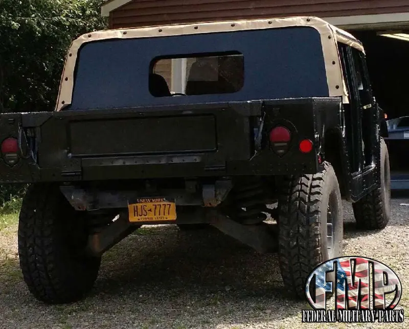 Basic Rear Curtain - "Iron Curtain" - Replace Your Canvas With Steel Fits Humvee M998 Hmmwv 16