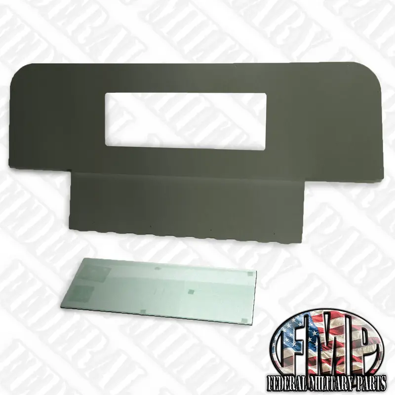 Basic Rear Curtain - "Iron Curtain" - Replace Your Canvas With Steel Fits Humvee M998 Hmmwv 22