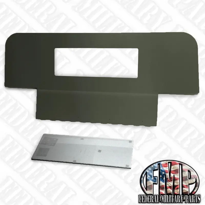 Basic Rear Curtain - "Iron Curtain" - Replace Your Canvas With Steel Fits Humvee M998 Hmmwv 24