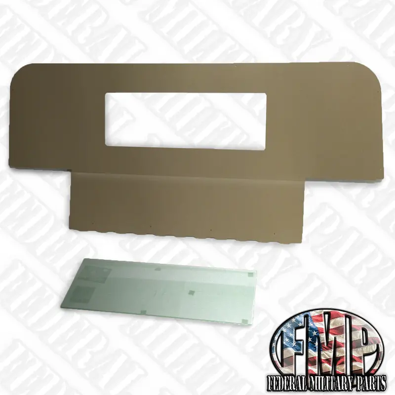 Basic Rear Curtain - "Iron Curtain" - Replace Your Canvas With Steel Fits Humvee M998 Hmmwv 6