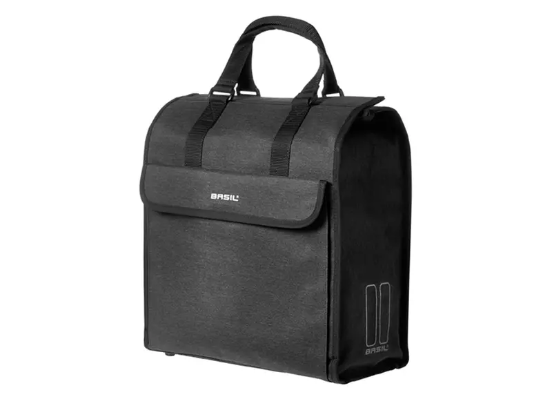 Basil Mira Shopper Pannier Bag - Black 1