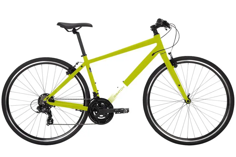 Batch Bicycles 700C Fitness Bike - Gloss Moss Yellow 1