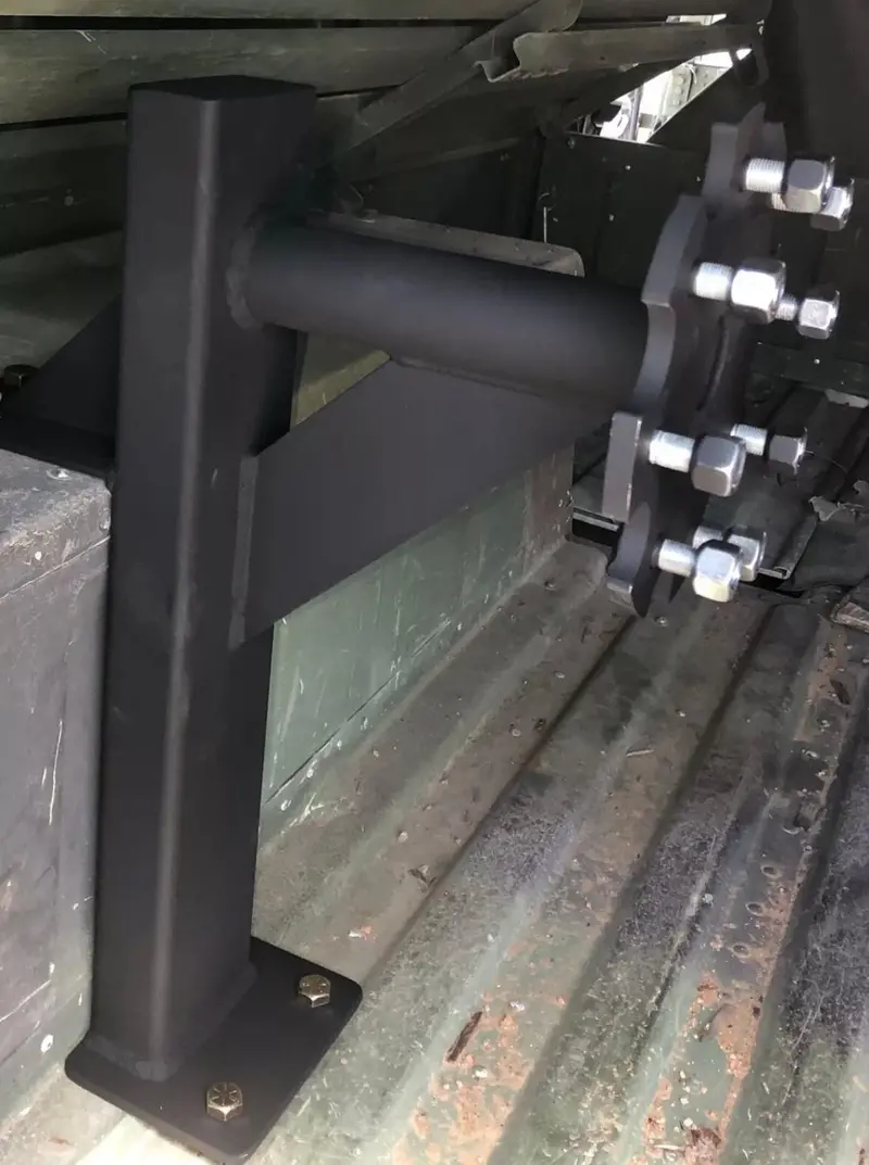 Bed Mounted Tire Carrier For Military Humvee Hmmwv 2