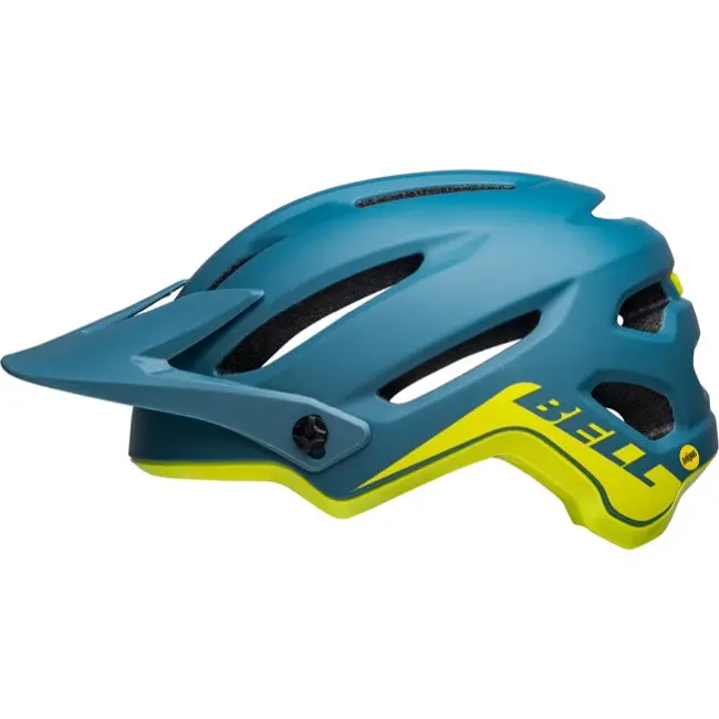 Bell 4Forty Mips Mtb Helmet - Matt Gloss Blue-Hiviz 1
