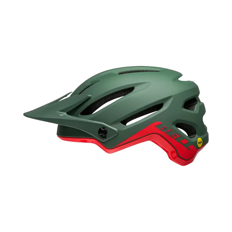 Bell 4Forty Mips Mtb Helmet - Matt Gloss Dark Green-Infrared 2