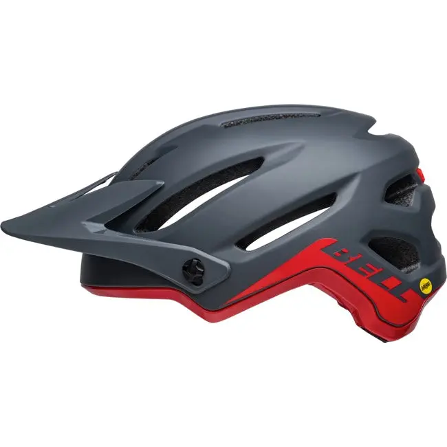 Bell 4Forty Mips Mtb Helmet - Matt Gloss Gray-Red 1