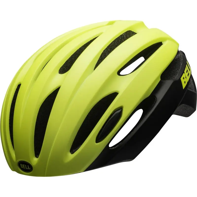 Bell Avenue Led Mips Road Helmet - Matt Gloss Hi Viz-Black 1