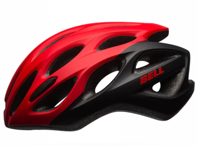 Bell Draft Road Helmet - Matt Red-Black 1