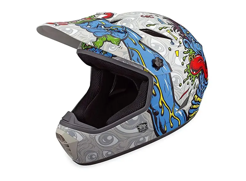 Bell Drop Bmx/Downhill Full Face Helmet - Phil - Gray-Blue 1