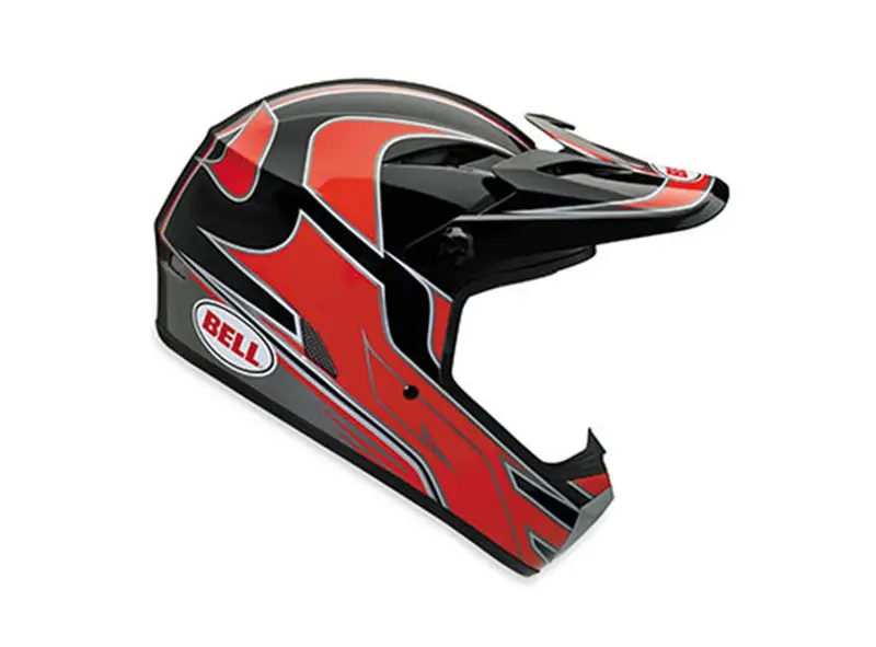 Bell Drop Bmx/Downhill Full Face Helmet - Red-Black 1