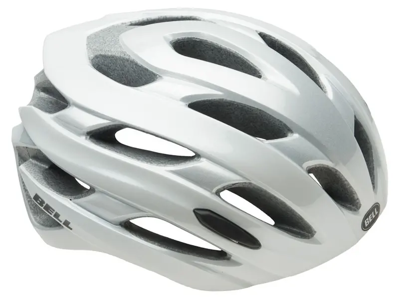 Bell Event Road Cycling Helmet - White-Silver Roadblock 1