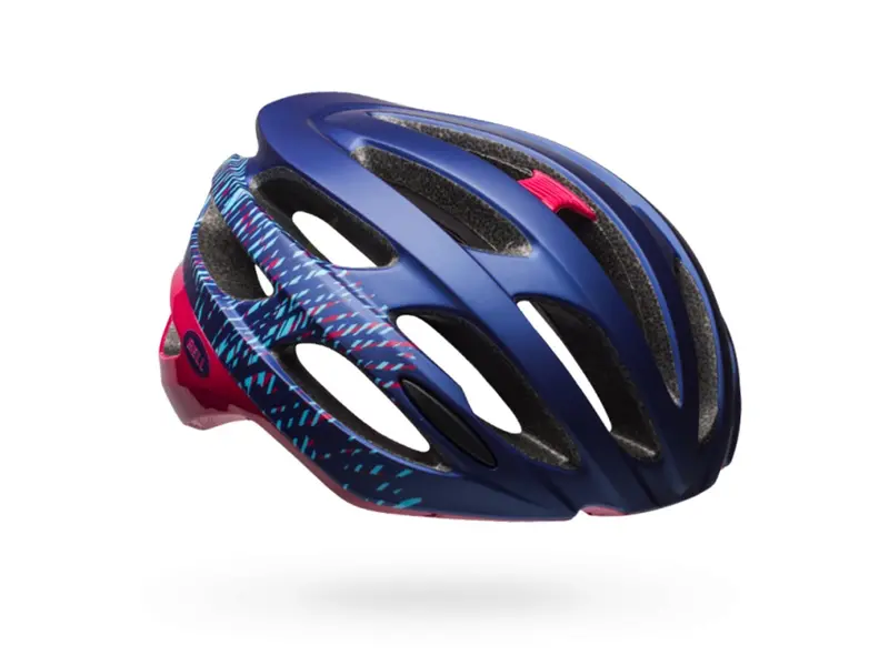 Bell Falcon Mips Joy Ride Road Helmet - Womens - Matt Navy-Cherry Fibers 1
