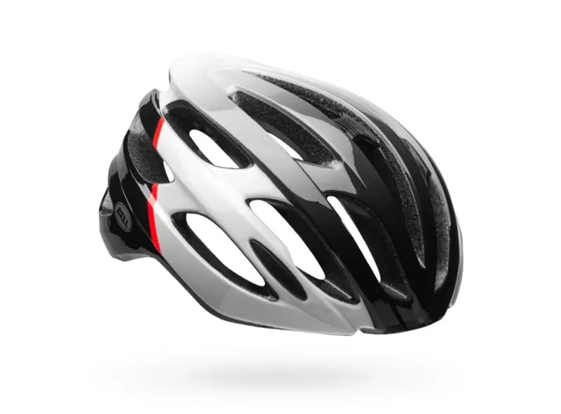 Bell Falcon Mips Road Helmet - Gloss White-Infrared-Black 1