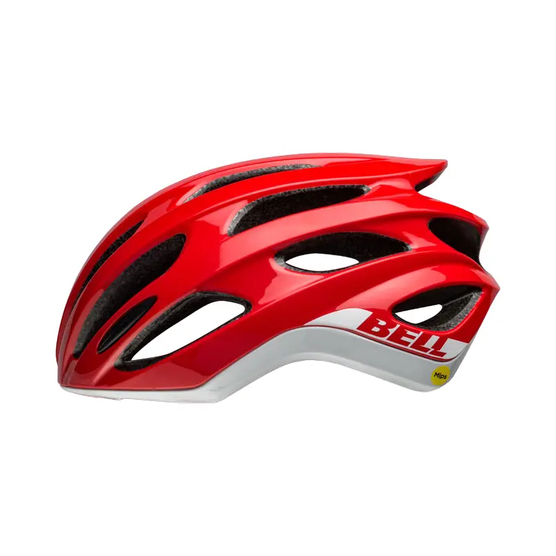 Bell Formula Mips Road Helmet - Matt Gloss Red-White 2