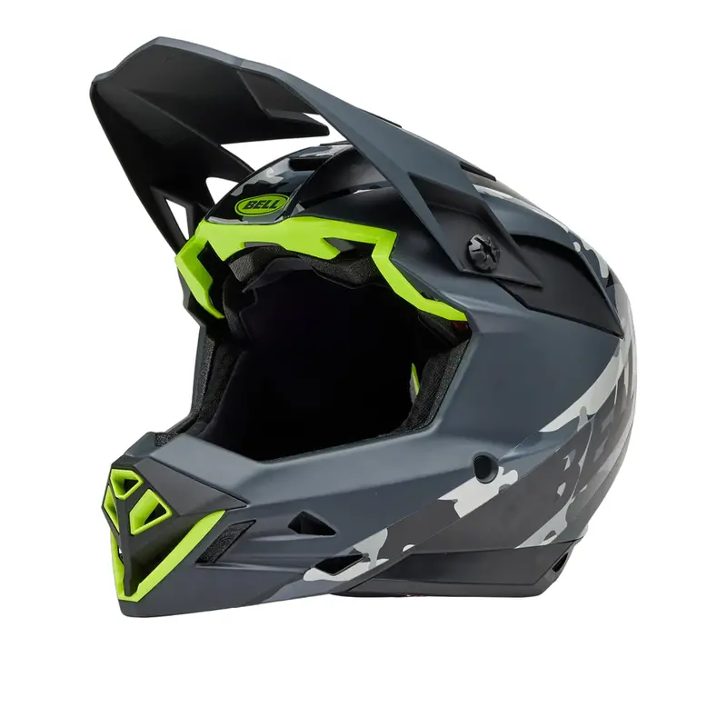 Bell Full-10 Spherical Full Face Helmet - Arise - Matt Gloss Gray-Retina Camo 1