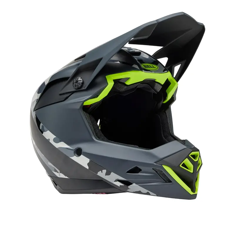 Bell Full-10 Spherical Full Face Helmet - Arise - Matt Gloss Gray-Retina Camo 2