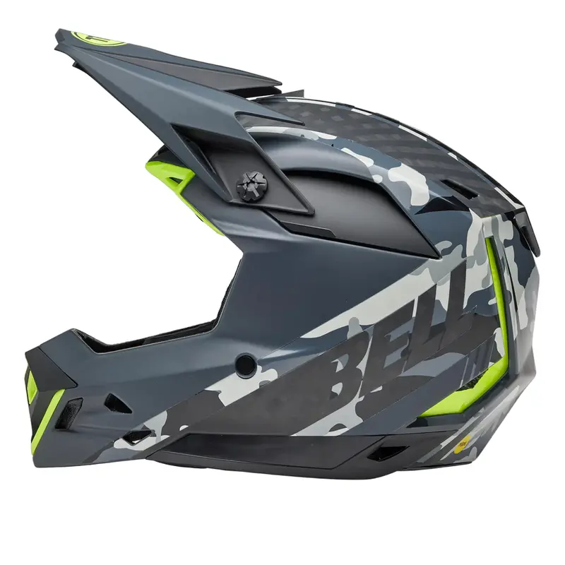 Bell Full-10 Spherical Full Face Helmet - Arise - Matt Gloss Gray-Retina Camo 3