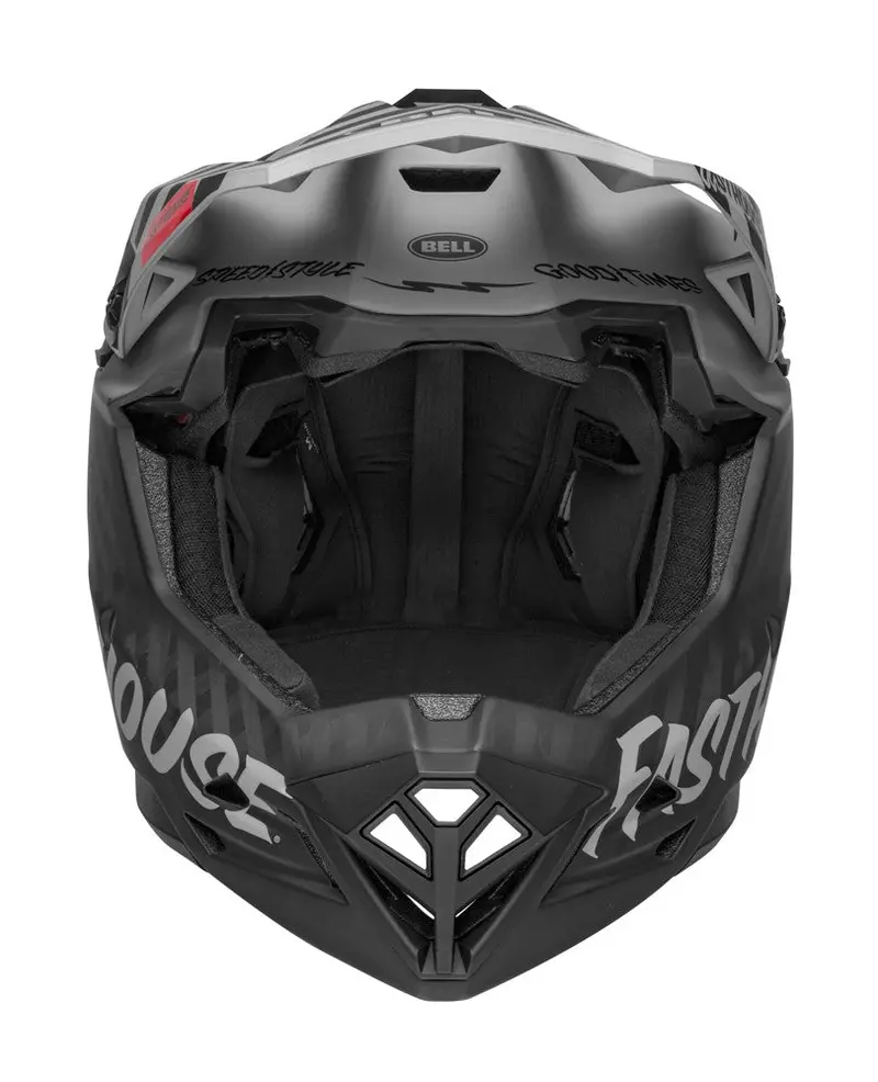 Bell Full-10 Spherical Full Face Helmet - Fasthouse - Matt Gray-Black 3