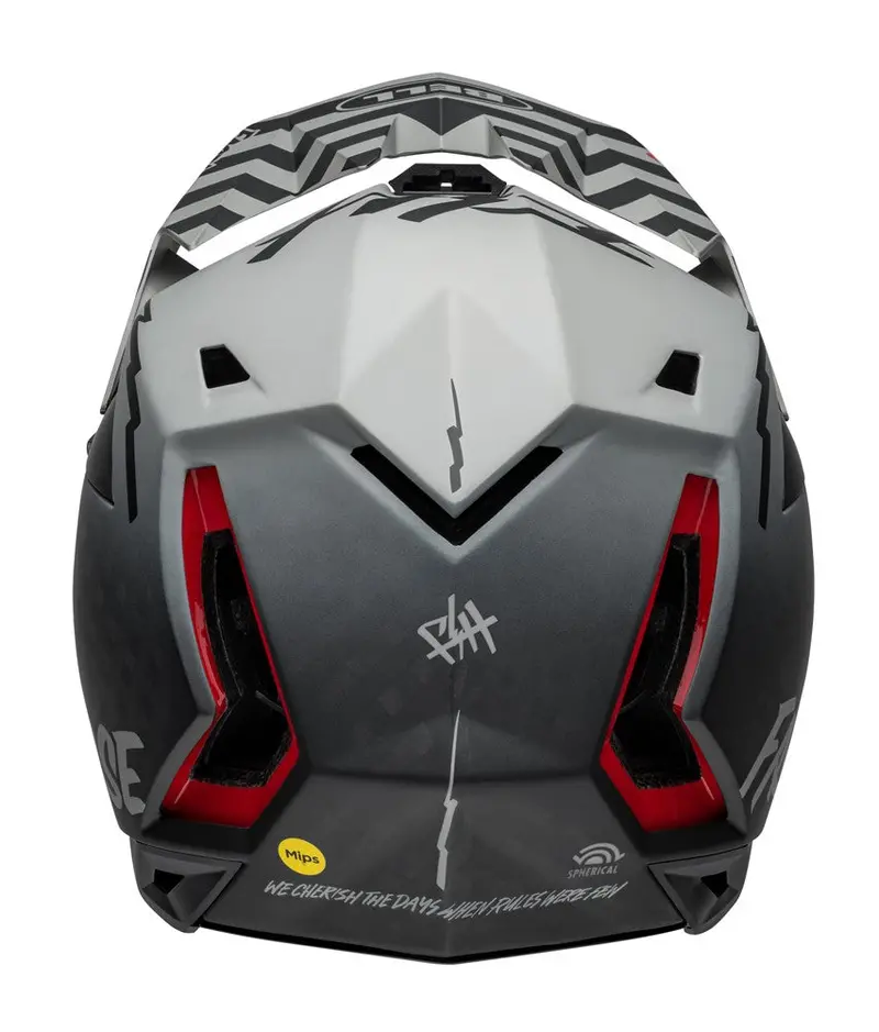 Bell Full-10 Spherical Full Face Helmet - Fasthouse - Matt Gray-Black 4
