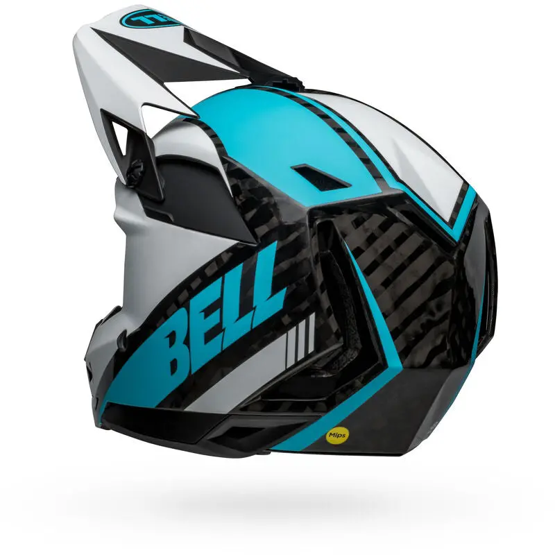 Bell Full-10 Spherical Full Face Helmet - Matt Gray-White-Bali 3