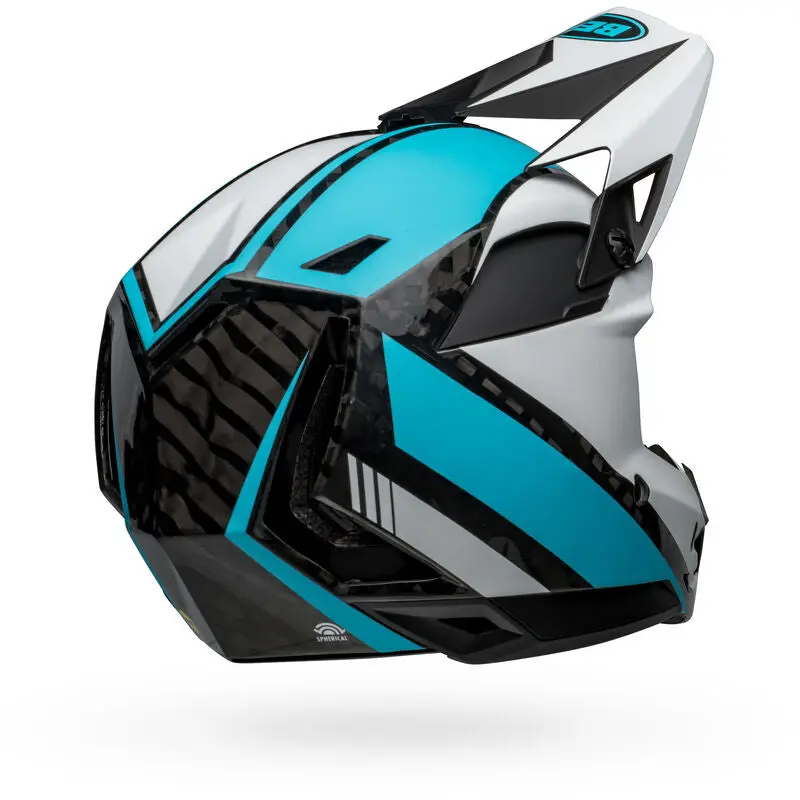 Bell Full-10 Spherical Full Face Helmet - Matt Gray-White-Bali 4