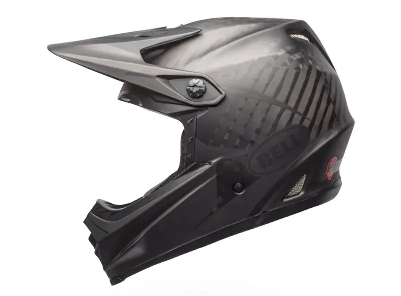 Bell Full 9 Full Face Helmet - Matt Black-Gray Intake 1