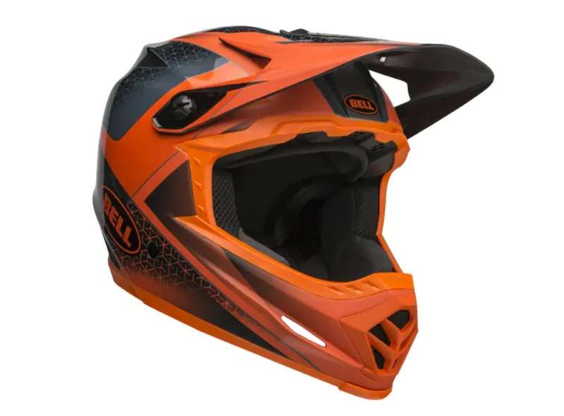 Bell Full-9 Full Face Helmet - Matt Gloss Slate-Gray-Ktm Orange - 2019 2