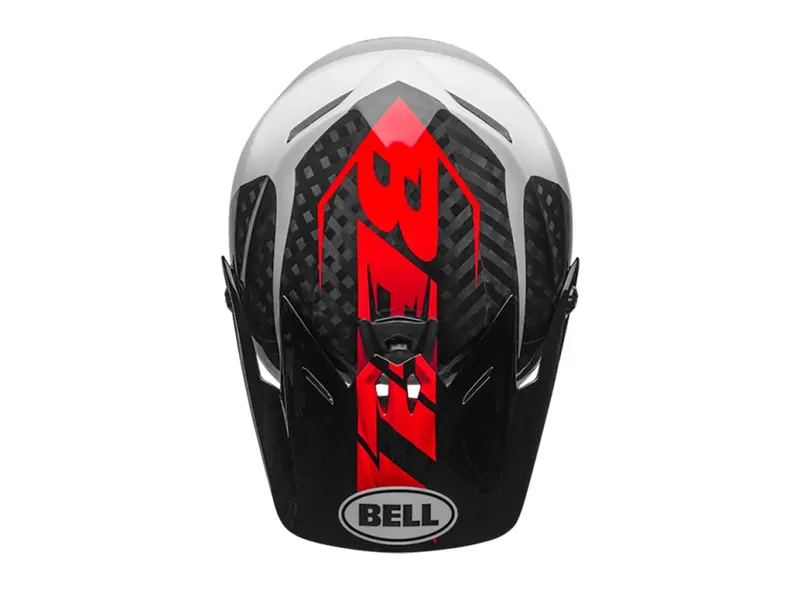 Bell Full-9 Full Face Helmet - White-Black-Hibiscus Rio - 2018 3