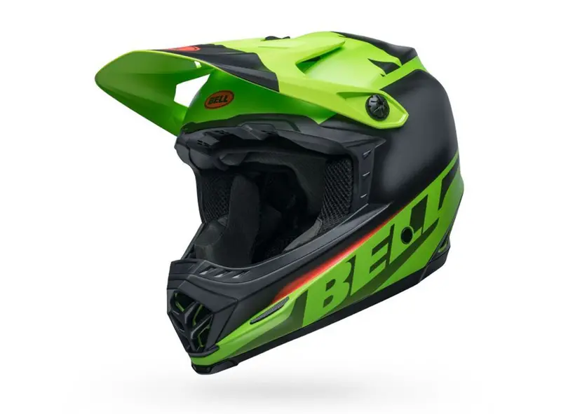 Bell Full-9 Fusion Mips Full Face Helmet - Matt Bright Green-Black - 2019 1