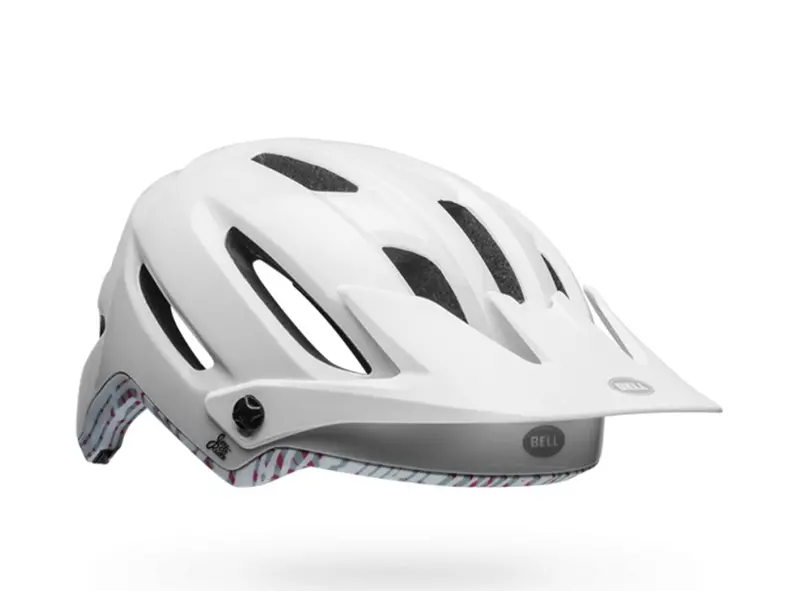 Bell Hela Joy Ride Mtb Helmet - Womens - White-Cherry Fibers 1