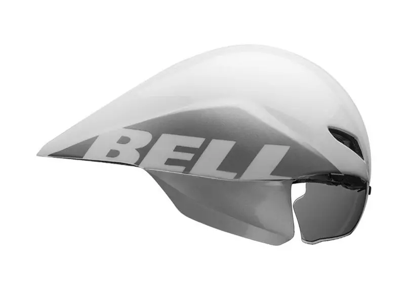 Bell Javelin Time Trial Helmet - White-Silver 1