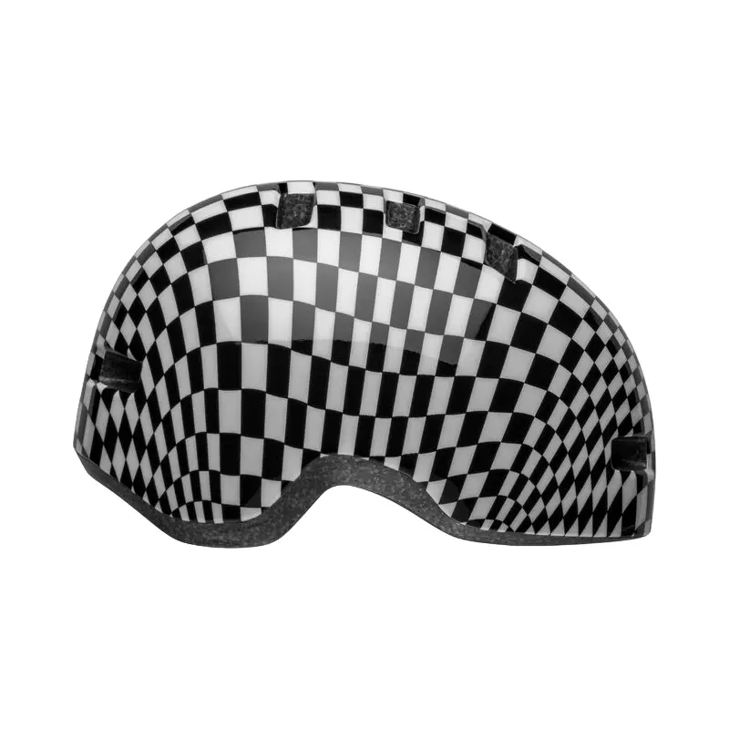 Bell Lil Ripper Child Helmet - Checkers - Matt Black-White 1