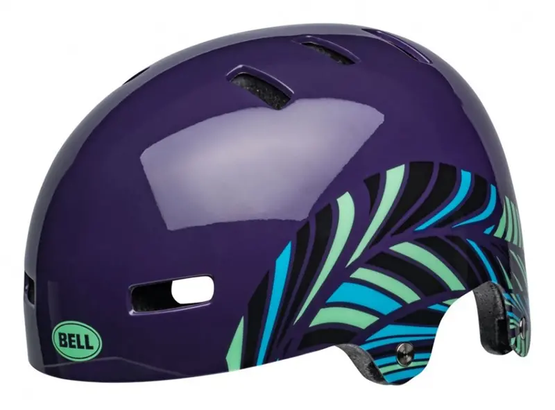 Bell Local Bmx Helmet - Chapelle Gloss Purple 1