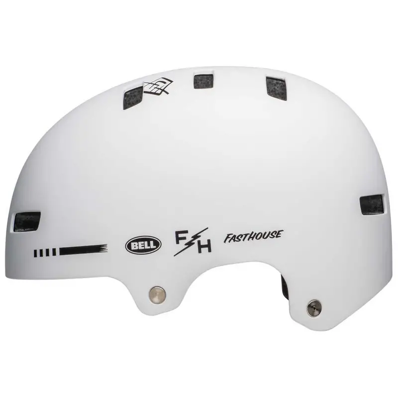 Bell Local Bmx Helmet - Fasthouse Matt White 3