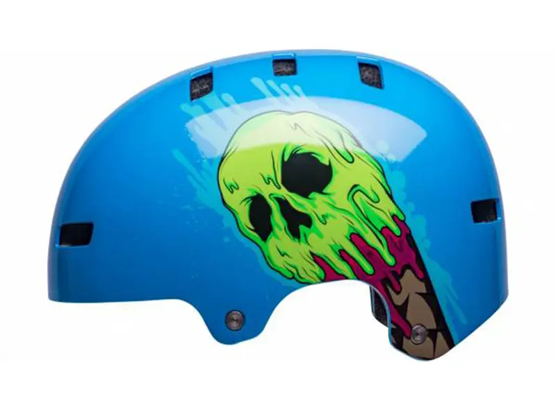 Bell Local Bmx Helmet - Ice Scream Gloss Blue 2