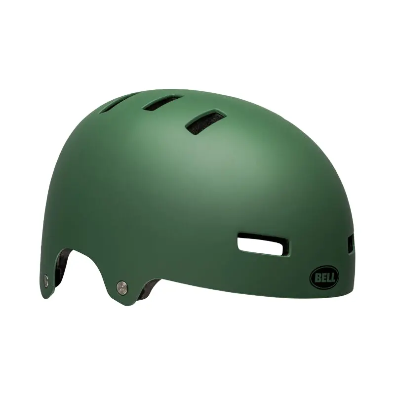 Bell Local Bmx Helmet - Matt Dark Green 2